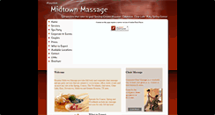 Desktop Screenshot of houstonmidtownmassage.com